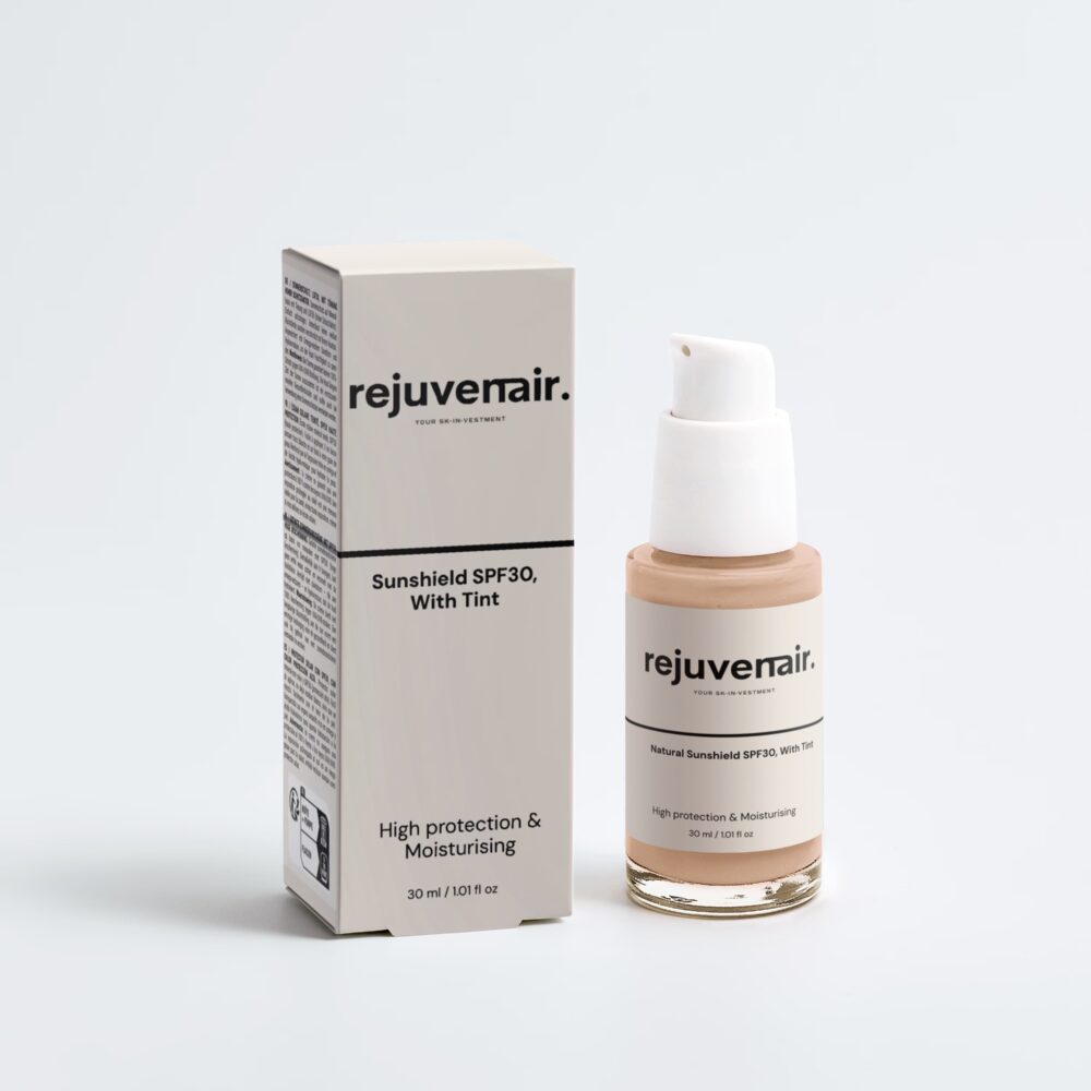 Sunshield SPF30, with tint